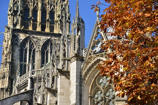 Frankrijk; de pittoreske kathedraal van Rouen Seine Maritime — Stockfoto