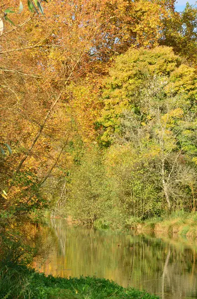 Frankreich, malerisches dorf radepont in der normandie — Stockfoto