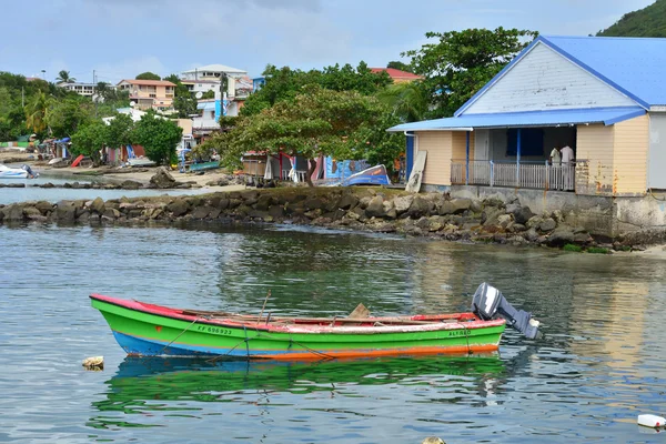 Martinik, malebné město Sainte Luce v západní Indii — Stock fotografie