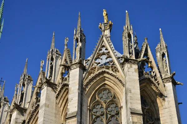 France; the picturesque cathedral of Rouen in Seine Maritime — Stock Photo, Image