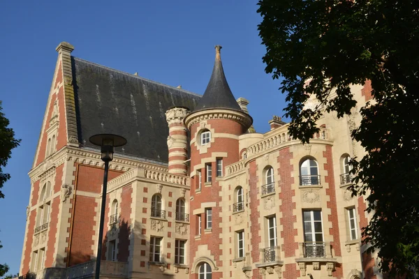 France, the picturesque Hennemont castle in Saint Germain en La — Stock Photo, Image