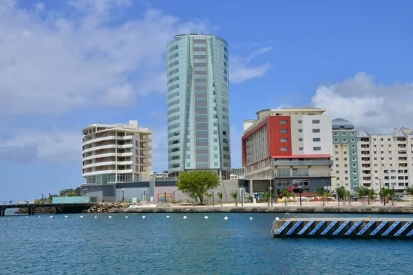 Martinique, malerische Stadt von Fort de France — Stockfoto