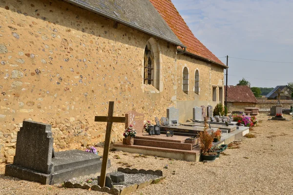 França, a pitoresca aldeia de Caillouet Orgeville — Fotografia de Stock