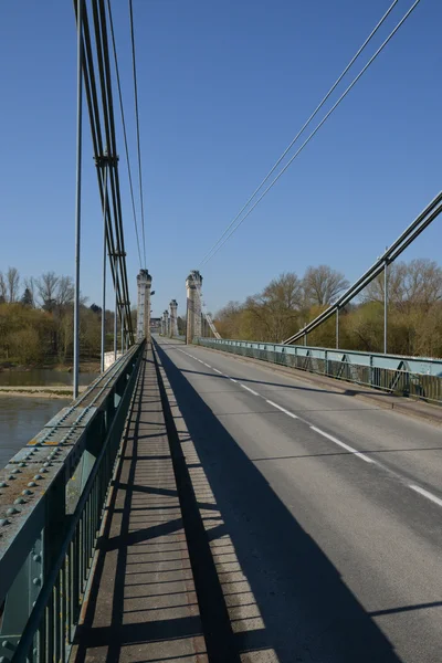 Loiret, most Chatillon sur Loire — Stock fotografie