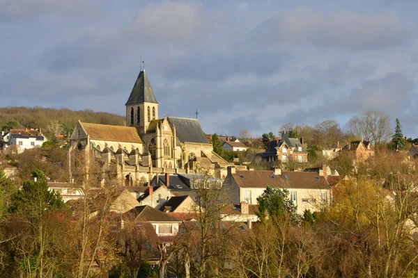 Ile de France, de pittoreske stad Triel sur Seine — Stockfoto