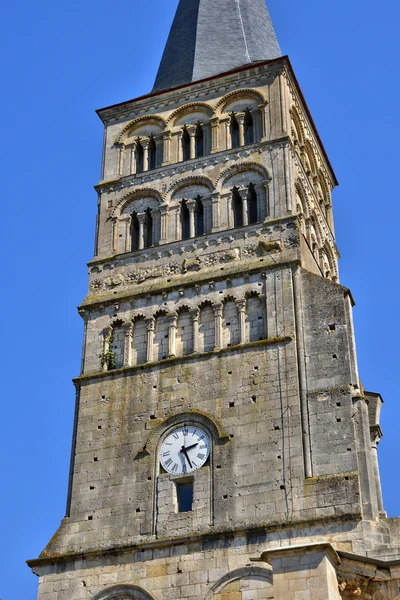 Γαλλία, γραφική πόλη της La Charite sur Loire στη Βουργουνδία — Φωτογραφία Αρχείου