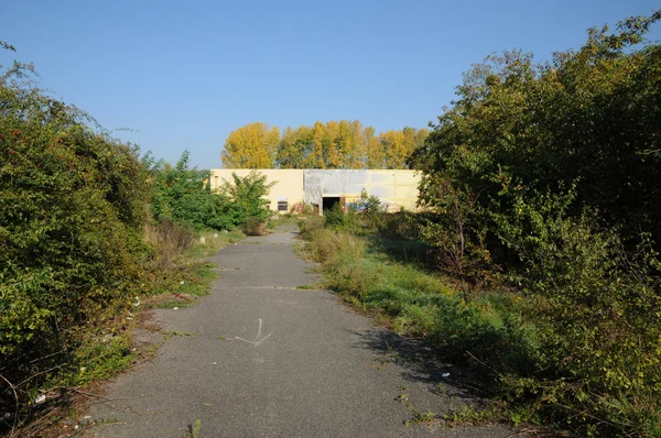 France, industrial wasteland in Les Mureaux — Stock Photo, Image