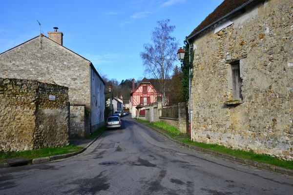 França, a pitoresca aldeia de Fremainville — Fotografia de Stock