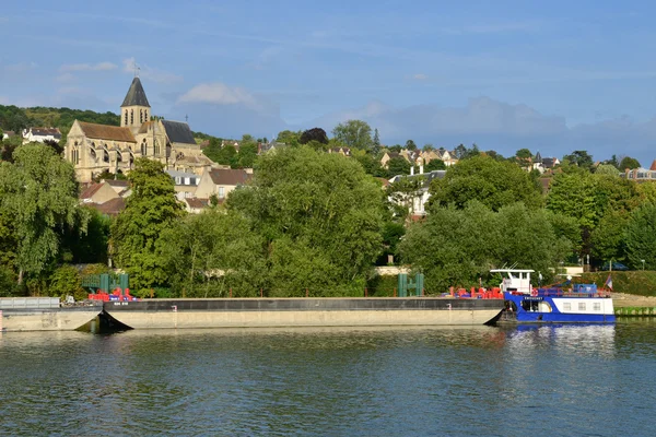 Triel pitoresk köy sur Seine — Stok fotoğraf