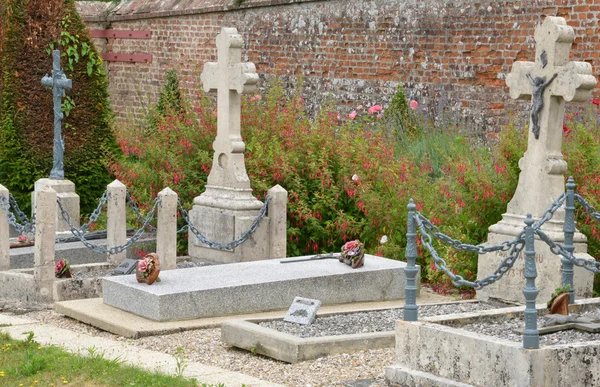 Longueil, Francia, il cimitero — Foto Stock