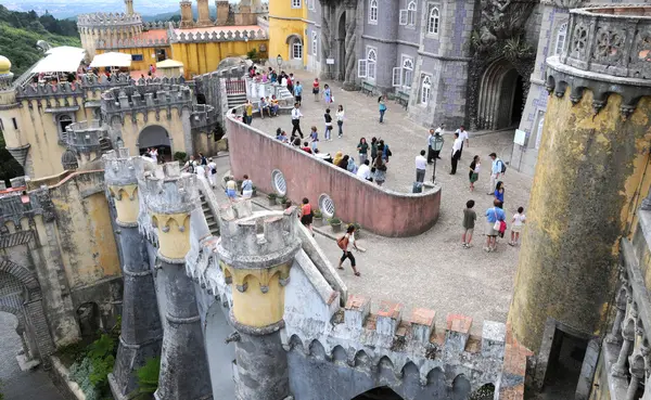 Sintra, Portugal - july 2 2010 : The Pena National Palace — Stock Photo, Image