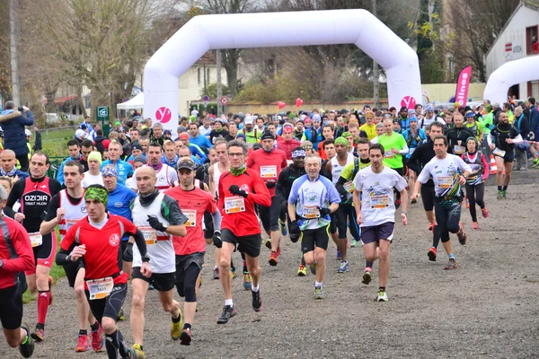 Meulan, Frankrijk - de chocotrail van Hardricourt — Stockfoto