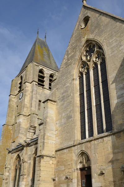 A festői templom Ecouis ben Normandia — Stock Fotó