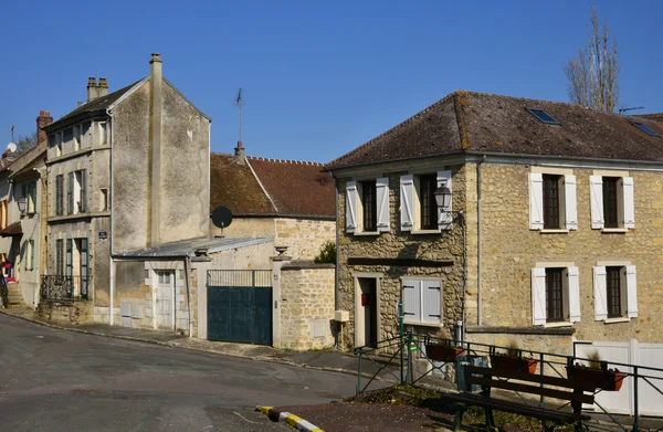 Nosotros, Francia - 14 de marzo de 2016: pintoresco pueblo en invierno — Foto de Stock