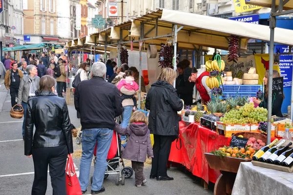 Meulan, France - 11 octobre 2015 : la fête du fromage — Photo