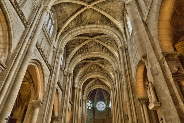 Ile de France, schilderachtige stad van Poissy — Stockfoto