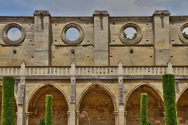 França, a pitoresca abadia de Royaumont em Val d Oise — Fotografia de Stock