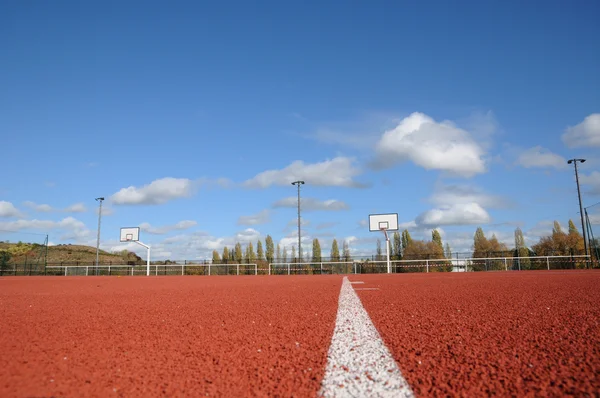 France, Yvelines, a sports ground in Les Mureaux — Stock Photo, Image