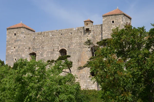 Κροατία, γραφικό Nehaj φρούριο στο Senj — Φωτογραφία Αρχείου