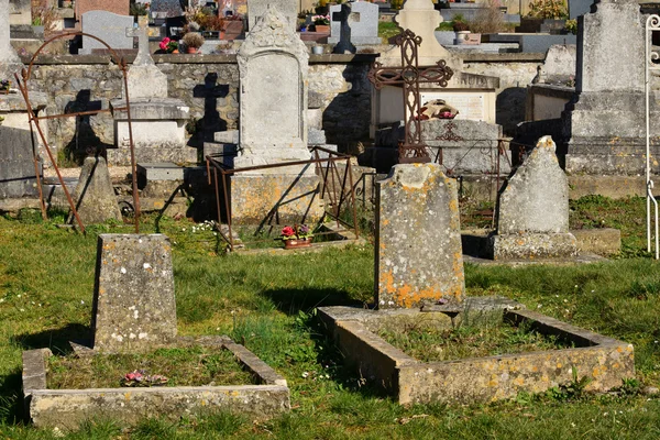 Giverny, France - 29 février 2016 : le cimetière — Photo