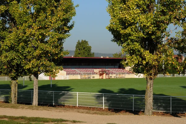 Frankrijk, het stadion van les mureaux — Stockfoto