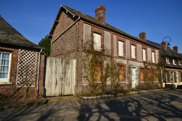 Fleury la Foret, France - March 15 2016: the picturesque villag — стоковое фото