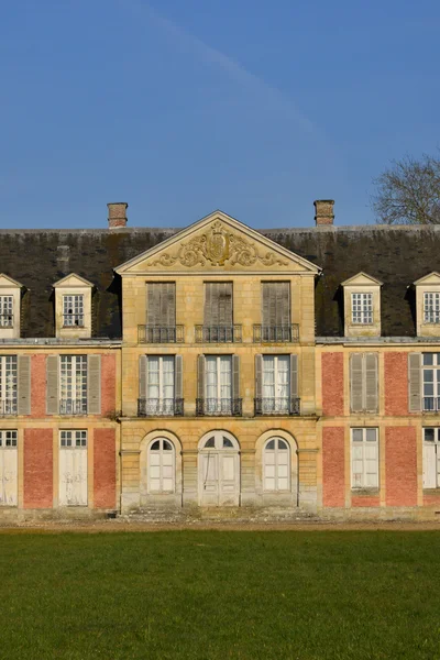 Ecouis, France - march 15 2016 : the Mussegros castle — Stock Photo, Image