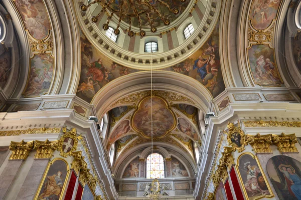 Slovenië, schilderachtige en historische kathedraal van Ljubljana — Stockfoto