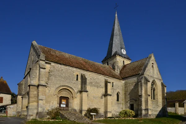 Brignancourt, France - march 14 2016 : the church — Stock Photo, Image