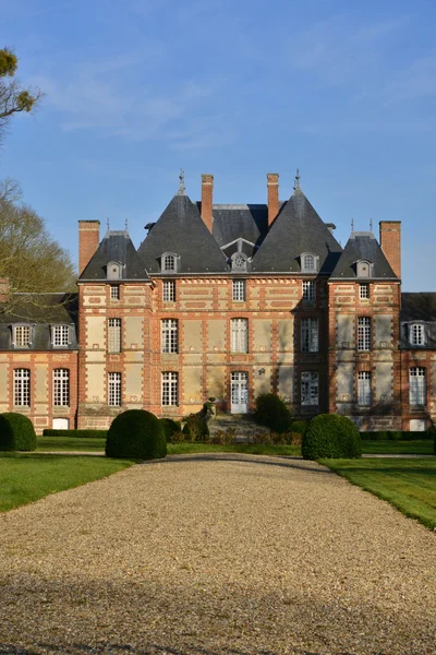 Fleury la Foret, France - March 15 2016: the castle — стоковое фото