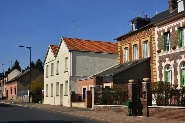 Fleury sur andelle, franz - märz 15 2016: dorf — Stockfoto