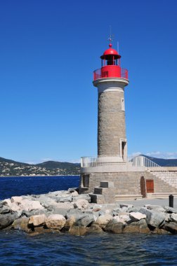Saint Tropez; France - april 18 2016 : lighthouse clipart