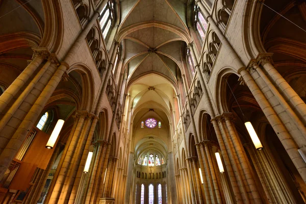 Lione, Francia - 13 aprile 2016: cattedrale — Foto Stock