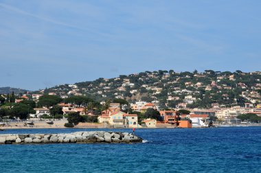 Sainte Maxime, France - april 16 2016 : seaside clipart