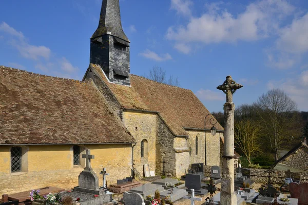 Lattainville, france - märz 14 2016: das malerische dorf im winter — Stockfoto