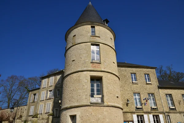 Trie chateau, Frankreich - 14. März 2016: die malerische Stadt — Stockfoto