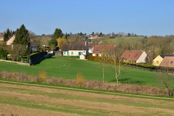 Oinville sur Montcient, Franciaország - február 19 2016: a képek — Stock Fotó