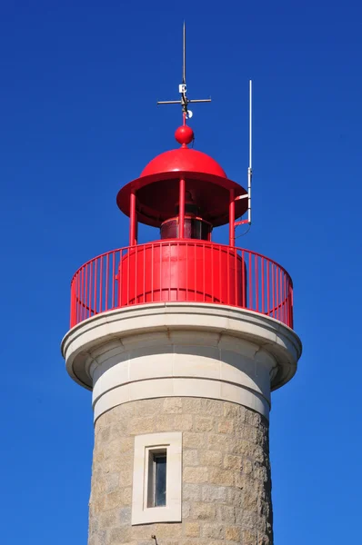 Saint Tropez; France - april 18 2016 : lighthouse — Stock Photo, Image