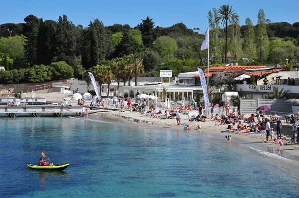 Antibes, frankreich - 15. april 2016: juan les pins — Stockfoto