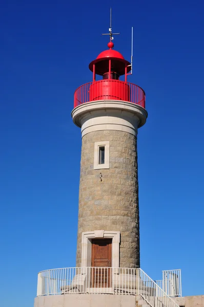 Saint Tropez; France - april 18 2016 : lighthouse — Stock Photo, Image