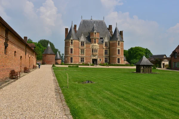 Martainville, Francia - 13 de mayo 2016: castillo — Foto de Stock