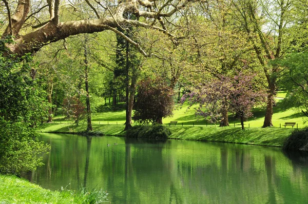 Poissy, Francie - mai 2 2016: Messonnier park — Stock fotografie