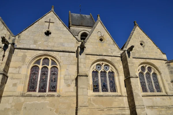 Fourges, France - february 29 2016 : church — Stock Photo, Image