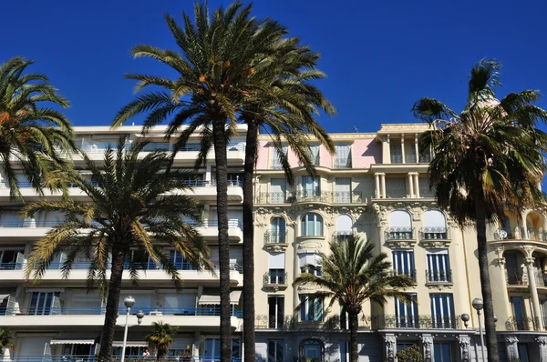 Nice, France - april 19 2016: The Promenade des Anglais — стокове фото