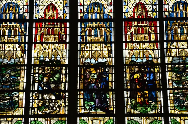 Francie; kostel Saint Ouen Rouen v Seine-Maritime — Stock fotografie