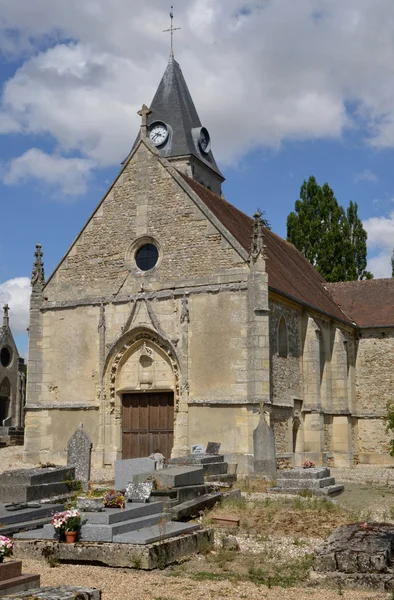 Villers en Arthies, France - 15 juillet 2015 : église — Photo