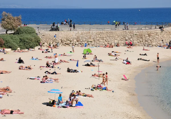 Antibes, France - 15 avril 2016 : plage — Photo