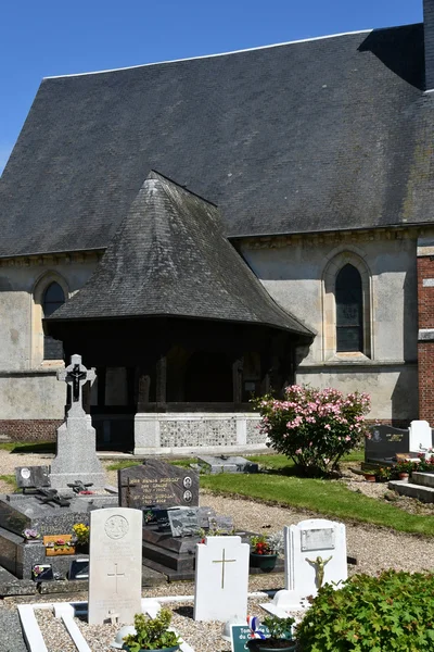 Bosc Bordel, Fransa - 23 Haziran 2016: Saint Jean Baptiste Kilisesi — Stok fotoğraf