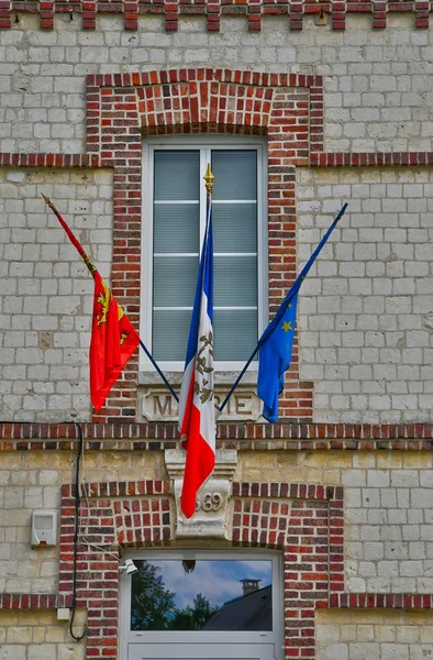 Saint Wandrille Rancon, France - june 22 2016 :  the village — Stock Photo, Image