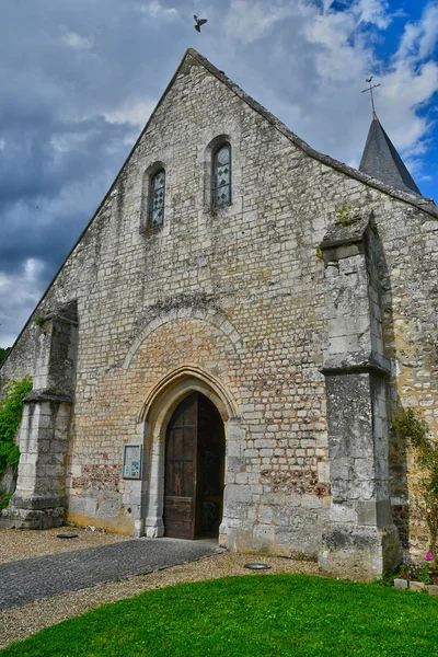 Saint Wandrille Rancon, Francia - 22 giugno 2016: Saint Michel chu — Foto Stock